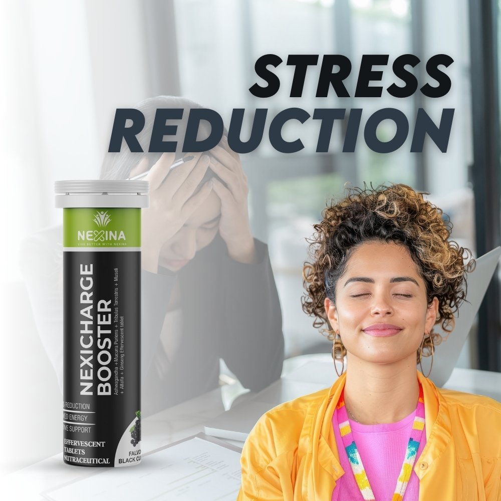 NEXICHARGE EFFERVESCENT TABLET FOR PHYSICAL AND MENTAL REVITALIZATION - BLACK CURRENT FLAVOUR - Image 3